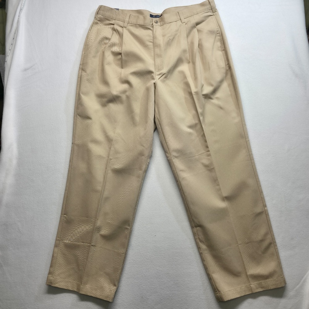 Ivy Crew Men's Pleated Easy Care Wrinkle Resistant Dress Pants‎ Size 40X32 NWT